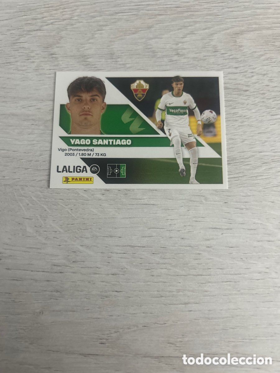 Cromos de f&uacute;tbol: Yago Santiago 20 Elche Liga Este 2026/27 26-27 Panini