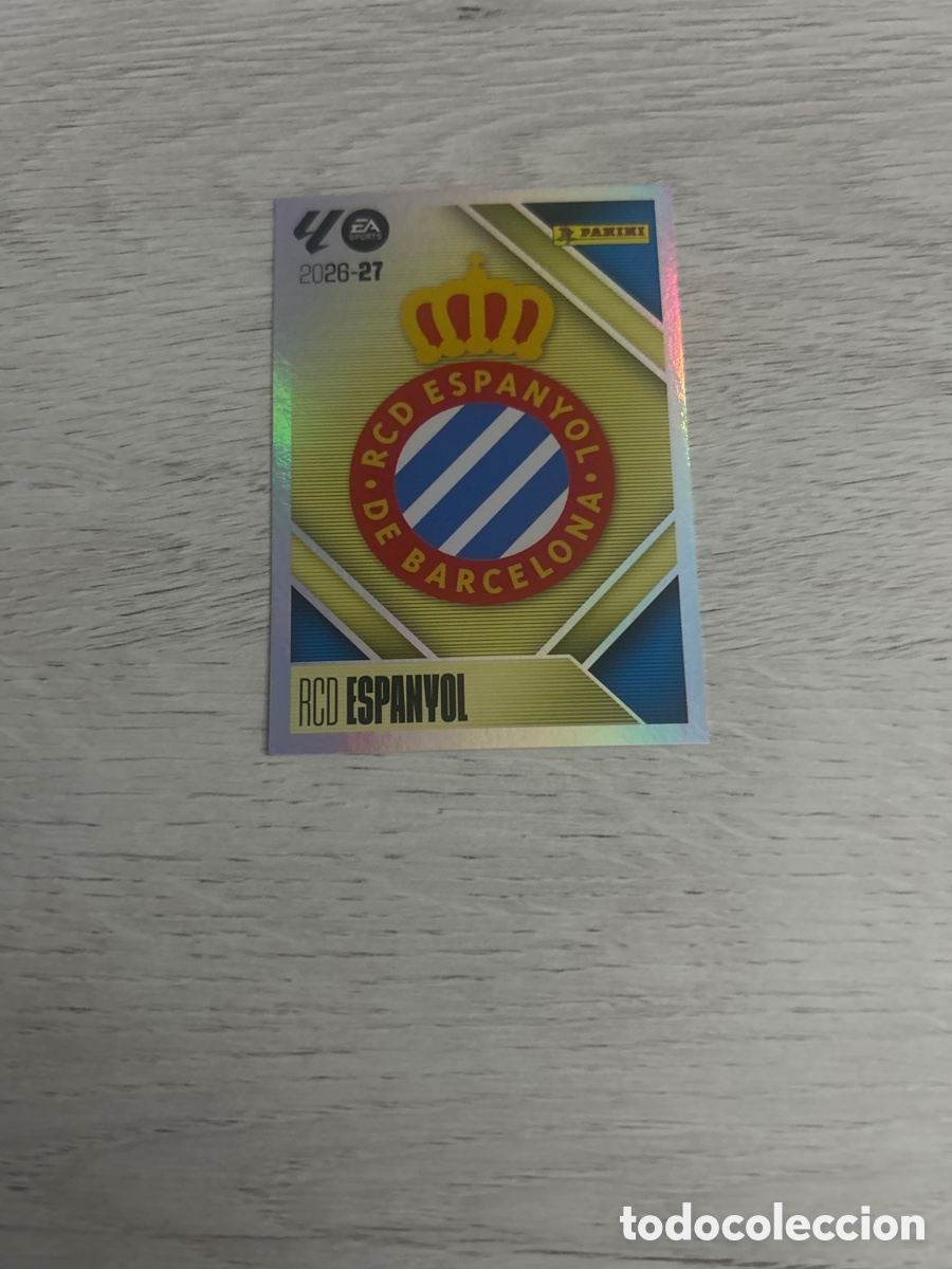 Cromos de f&uacute;tbol: Escudo 1 Espanyol Liga Este 2026/27 26-27 Panini