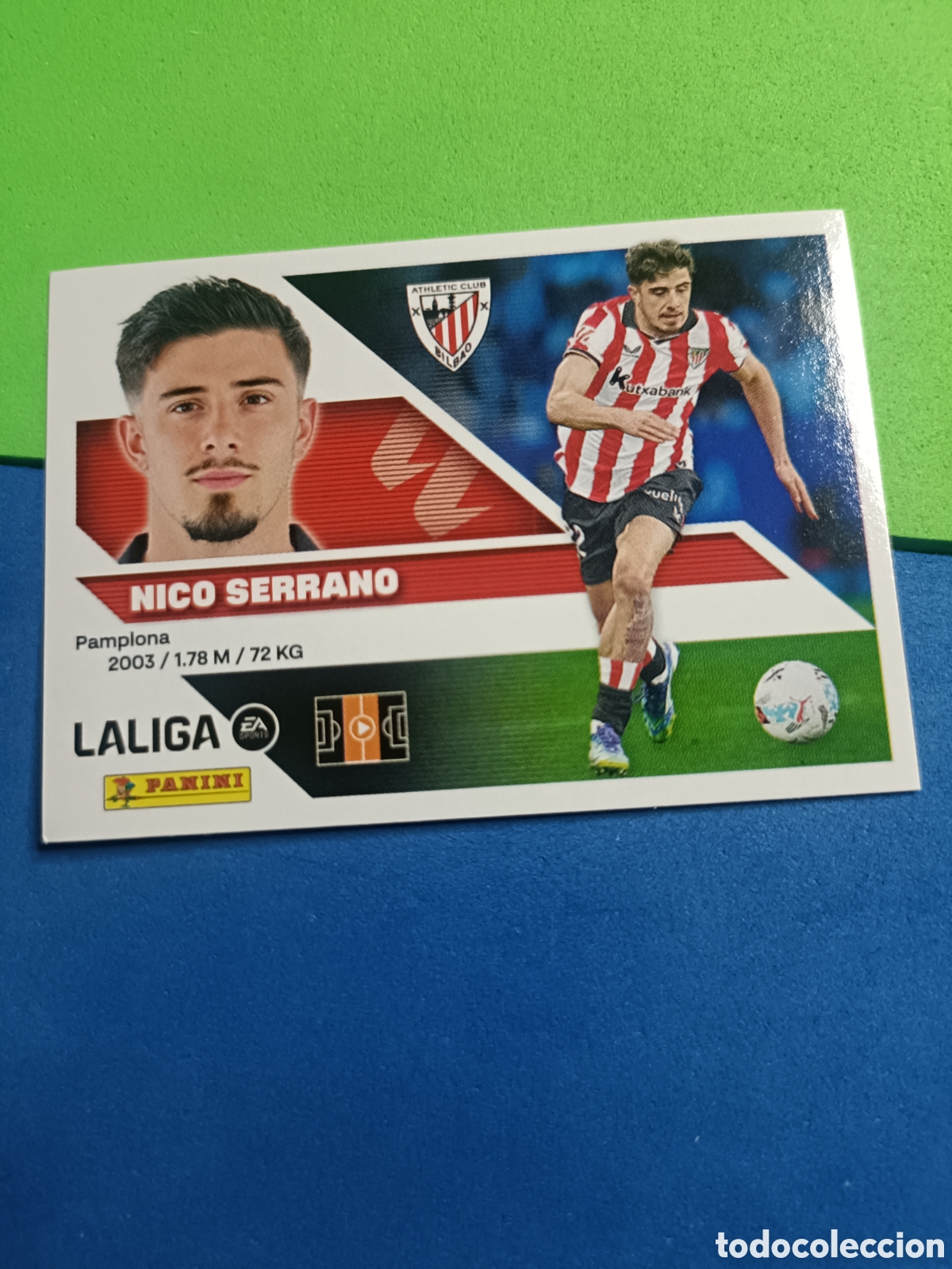 Cromos de f&uacute;tbol: Panini cromos stickers Liga este 2026 2027 26 27 - Bilbao 15 Nico Serrano