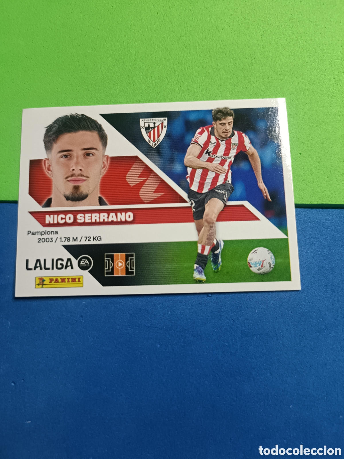 Cromos de f&uacute;tbol: Panini cromos stickers Liga este 2026 2027 26 27 - Bilbao 15 Nico Serrano
