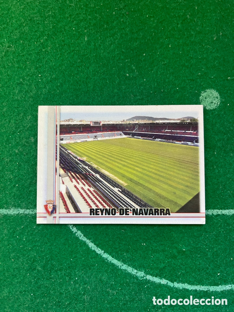 Cromos de f&uacute;tbol: 83 REYNO DE NAVARRA OSASUNA LAS FICHAS DE LA LIGA 2006 2007 MUNDICROMO ESTADIO