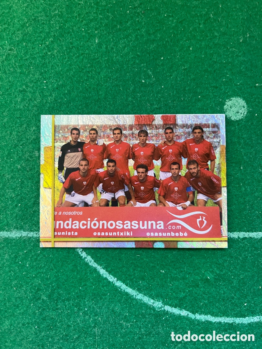 Fu&szlig;ball-Sticker: 84 OSASUNA LAS FICHAS DE LA LIGA 2006 2007 MUNDICROMO ALINEACI&Oacute;N