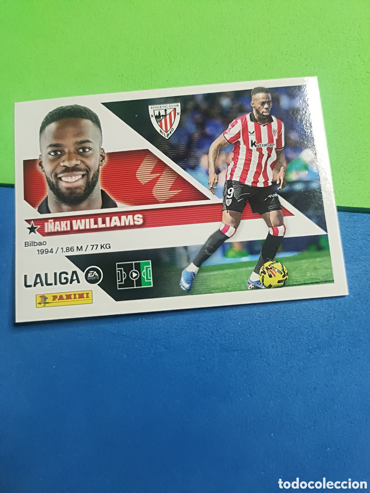 Fu&szlig;ball-Sticker: Panini cromos stickers Liga este 2026 2027 26 27 - Bilbao 19 I&ntilde;aki Williams