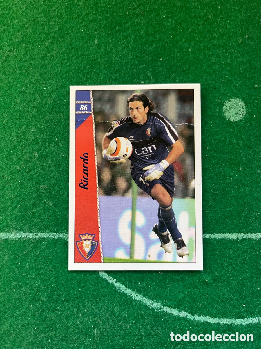 Football Stickers: 86 RICARDO OSASUNA LAS FICHAS DE LA LIGA 2006 2007 MUNDICROMO