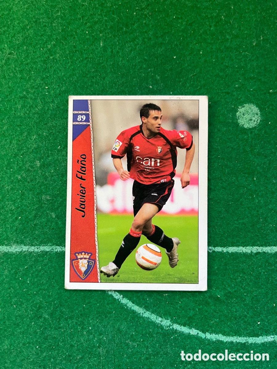 Cromos de f&uacute;tbol: 89 JAVIER FLA&Ntilde;O OSASUNA LAS FICHAS DE LA LIGA 2006 2007 MUNDICROMO