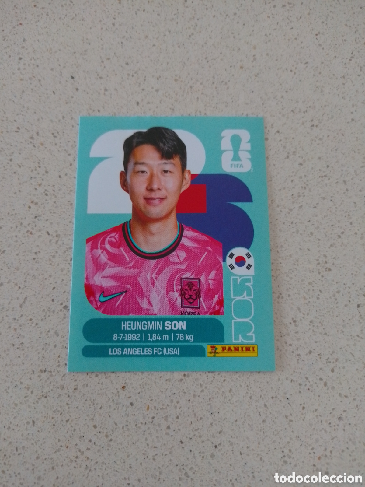 Cromos de f&uacute;tbol: CROMO NUMERO 18 HEUNGMIN SON COREA. MUNDIAL 2026. PANINI.