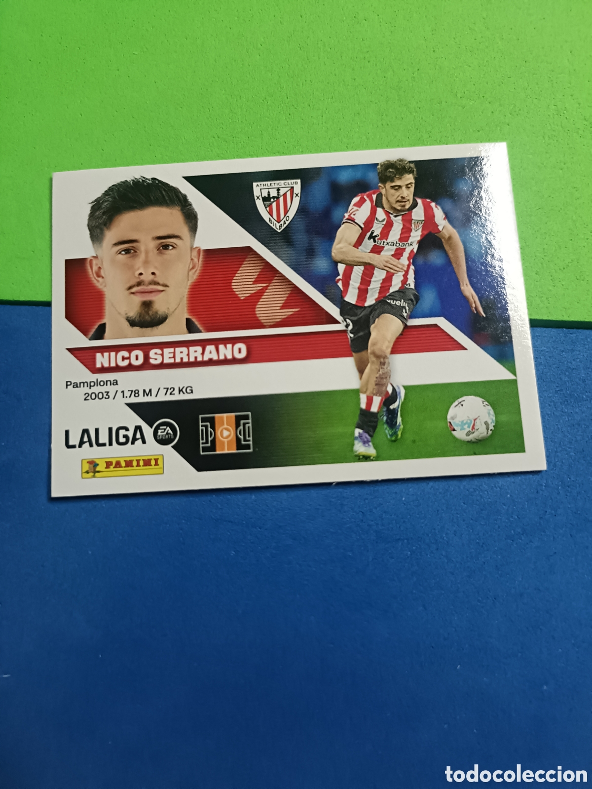 Cromos de f&uacute;tbol: Panini cromos stickers Liga este 2026 2027 26 27 - Bilbao 15 Nico Serrano