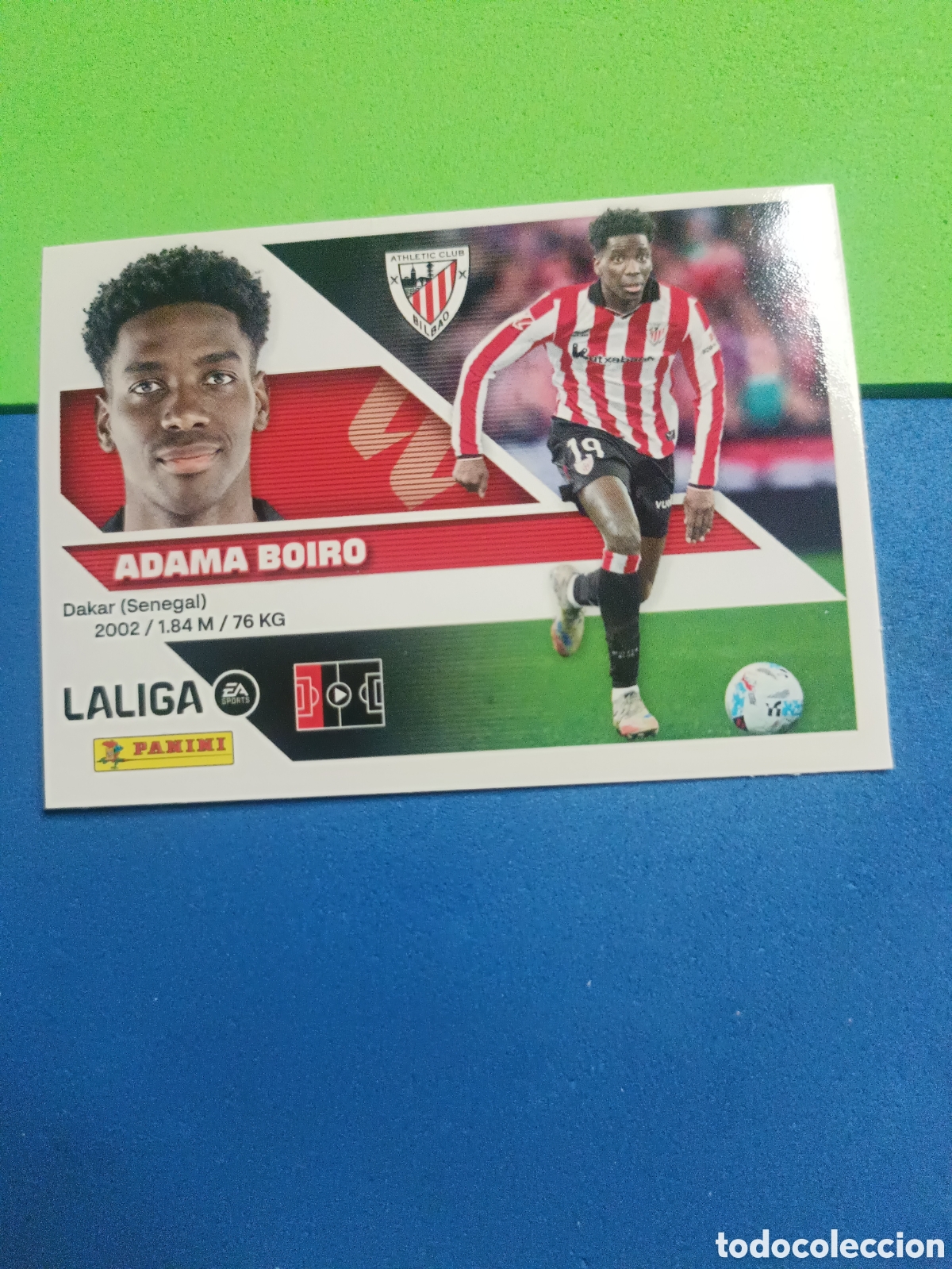 Cromos de f&uacute;tbol: Panini cromos stickers Liga este 2026 2027 26 27 - Bilbao 9B Adama Boiro