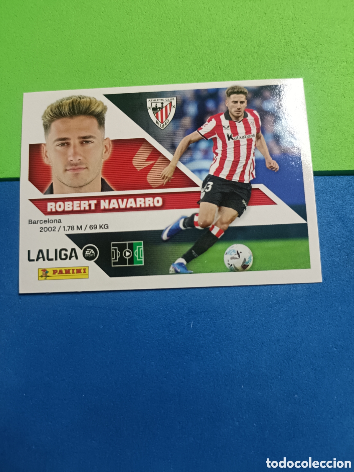 Cromos de f&uacute;tbol: Panini cromos stickers Liga este 2026 2027 26 27 - Bilbao 17A Robert Navarro