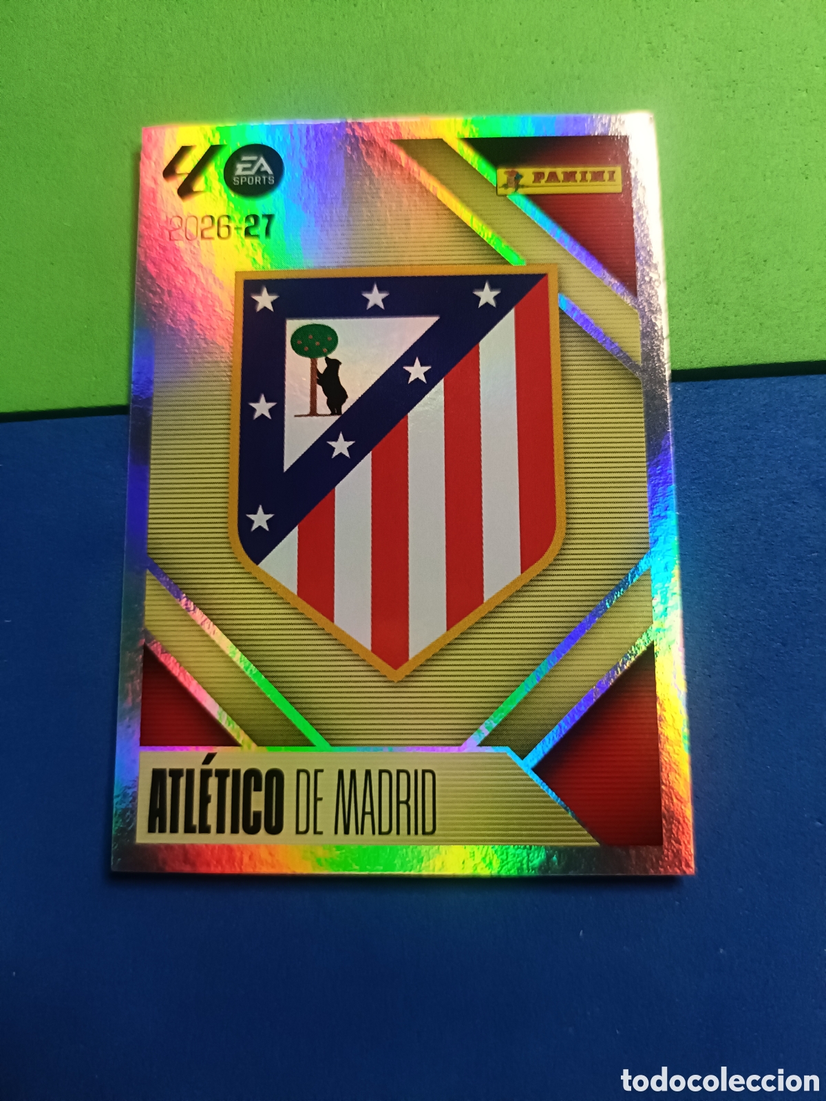Cromos de f&uacute;tbol: Panini cromos stickers Liga este 2026 2027 26 27 - Atl&eacute;tico Madrid 1 Escudo