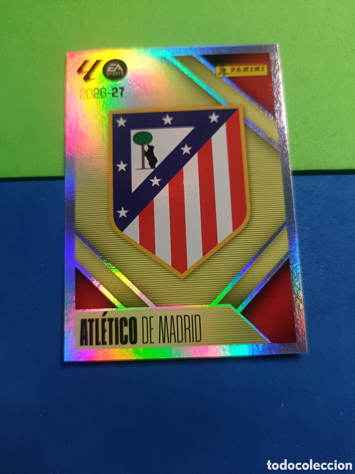Cromos de f&uacute;tbol: Panini cromos stickers Liga este 2026 2027 26 27 - Atl&eacute;tico Madrid 1 Escudo