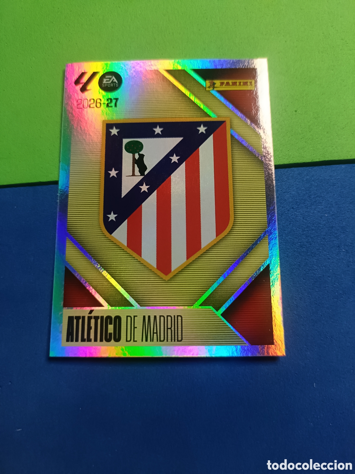 Cromos de f&uacute;tbol: Panini cromos stickers Liga este 2026 2027 26 27 - Atl&eacute;tico Madrid 1 Escudo