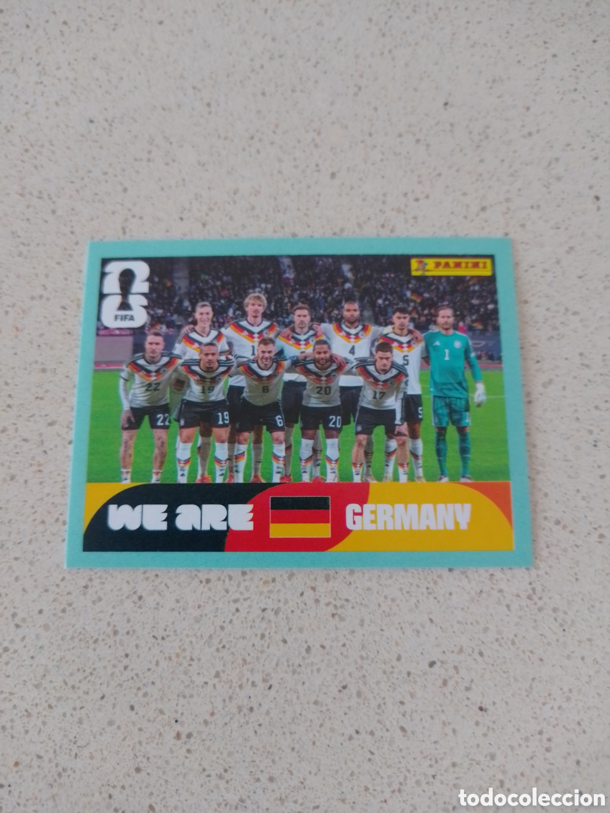 Cromos de f&uacute;tbol: CROMO NUMERO 13 EQUIPO ALEMANIA. MUNDIAL 2026. PANINI.