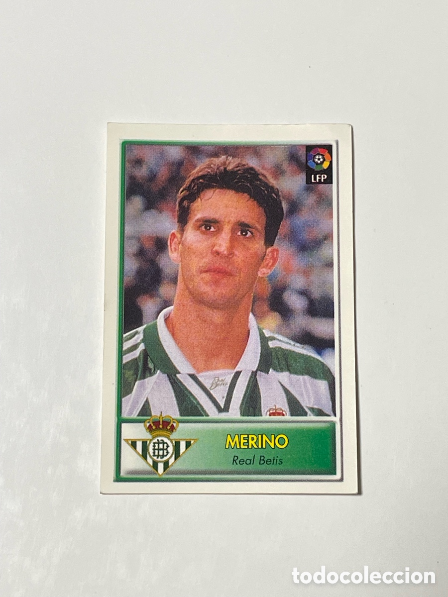 Cromos de f&uacute;tbol: Juan Merino Betis 97/98 Bollycao #17