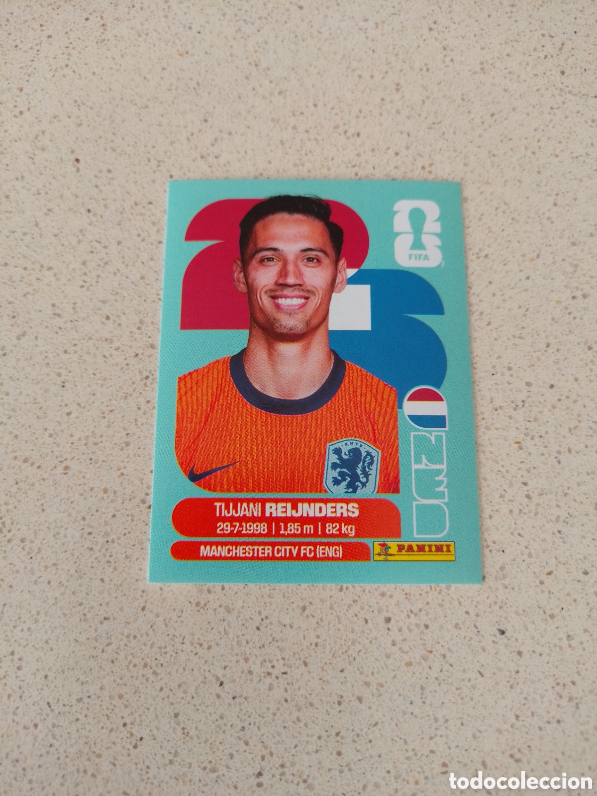 Cromos de f&uacute;tbol: CROMO NUMERO 10 REIJNDERS PAISES BAJOS. MUNDIAL 2026. PANINI.