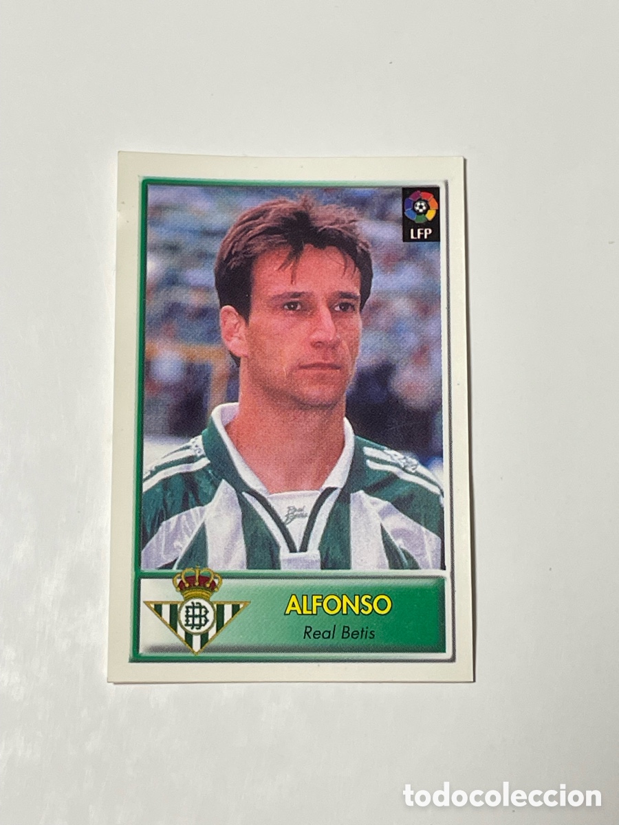 Cromos de f&uacute;tbol: Alfonso P&eacute;rez Betis 97/98 Bollycao #20