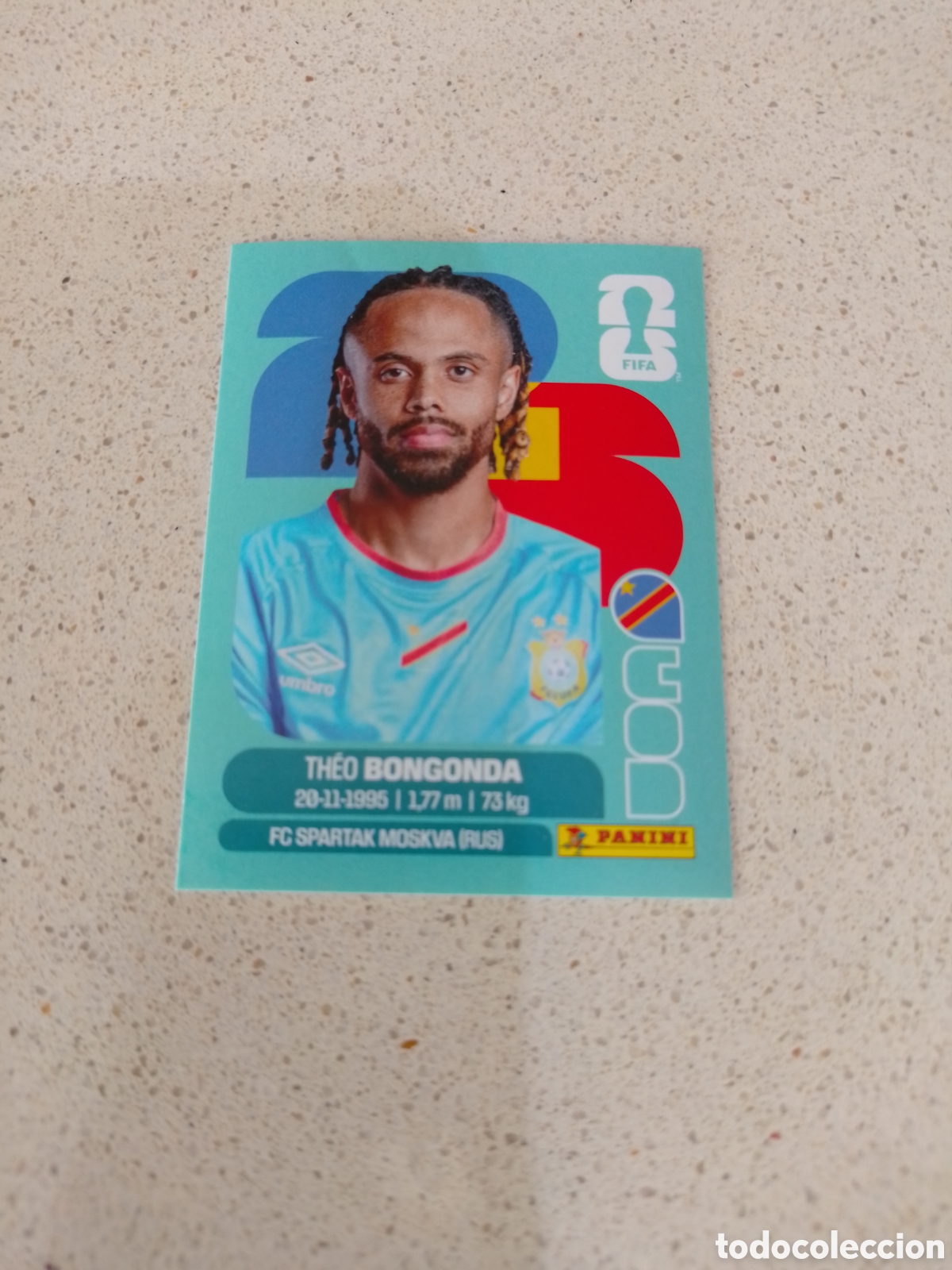 Cromos de f&uacute;tbol: CROMO NUMERO 14 BONGONDA CONGO. MUNDIAL 2026. PANINI.