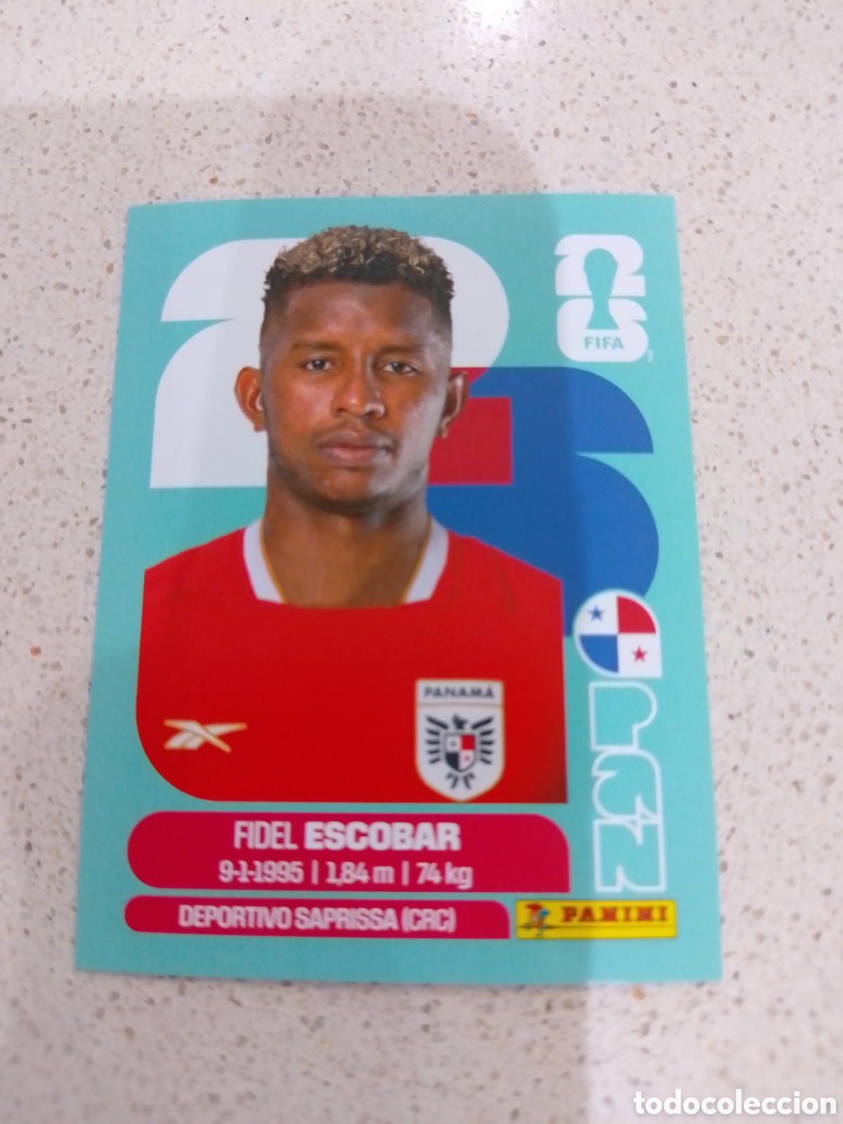 Cromos de f&uacute;tbol: CROMO N&Uacute;MERO 4 ESCOBAR PANAMA. MUNDIAL 2026. PANINI.