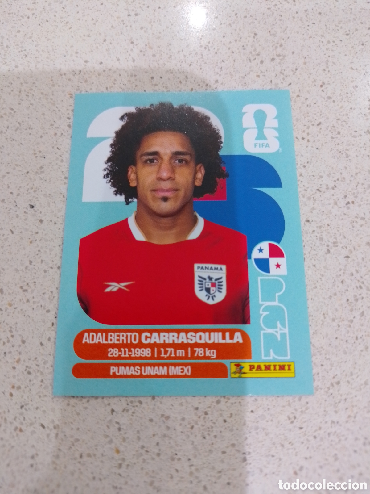 Cromos de f&uacute;tbol: CROMO N&Uacute;MERO 12 CARRASQUILLA PANAMA. MUNDIAL 2026. PANINI.
