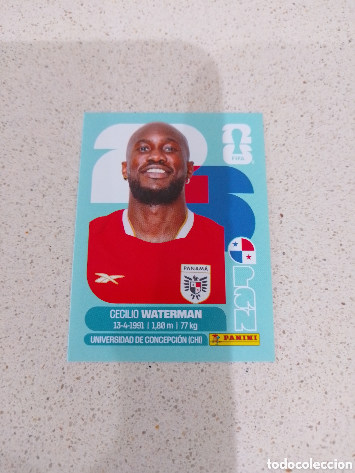 Cromos de f&uacute;tbol: CROMO NUMERO 18 WATERMAN PANAMA. MUNDIAL 2026. PANINI.