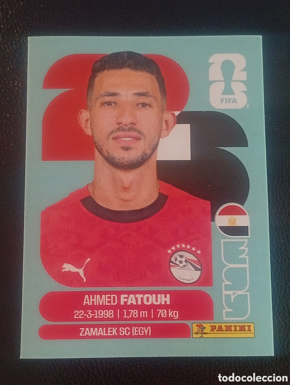 Cromos de f&uacute;tbol: EGY 9 FATOUH EGIPTO MUNDIAL F&Uacute;TBOL 2026 FIFA WORLD CUP PANINI CROMO STICKER EGY9