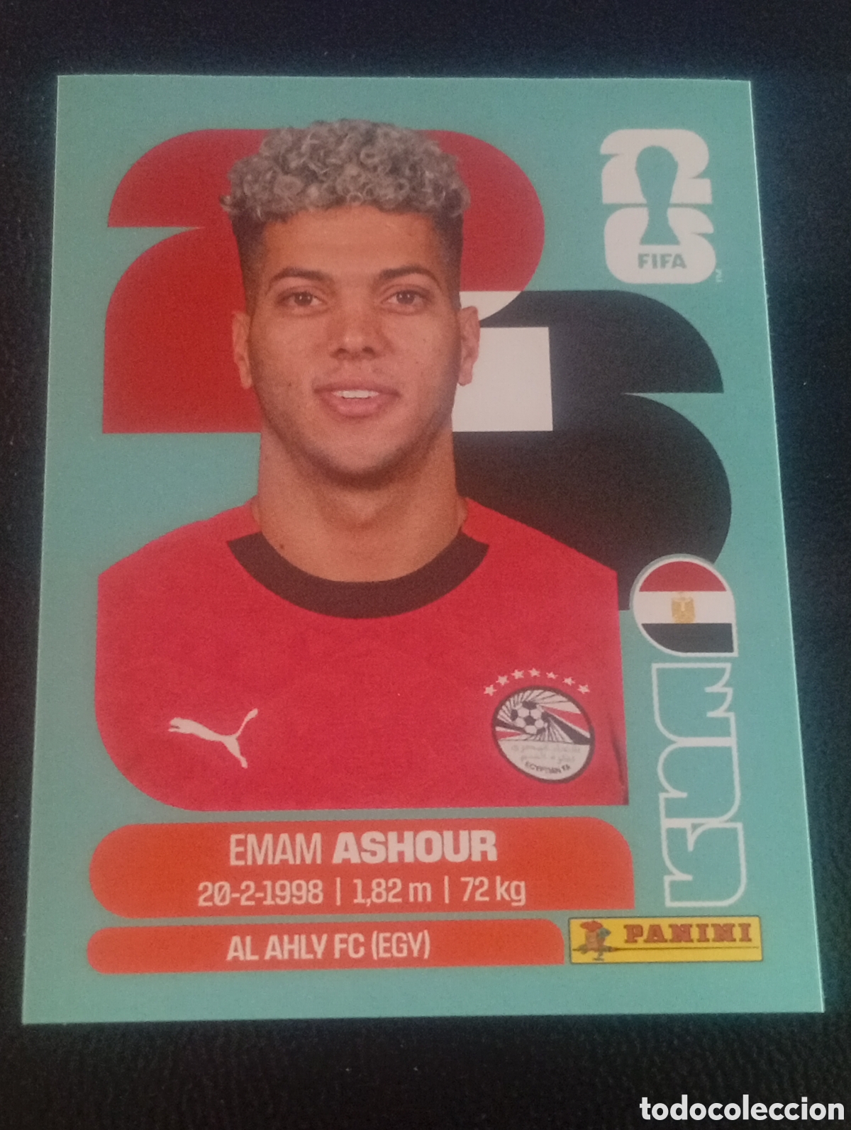 Cromos de f&uacute;tbol: EGY 15 ASHOUR EGIPTO MUNDIAL F&Uacute;TBOL 2026 FIFA WORLD CUP PANINI CROMO STICKER EGY15