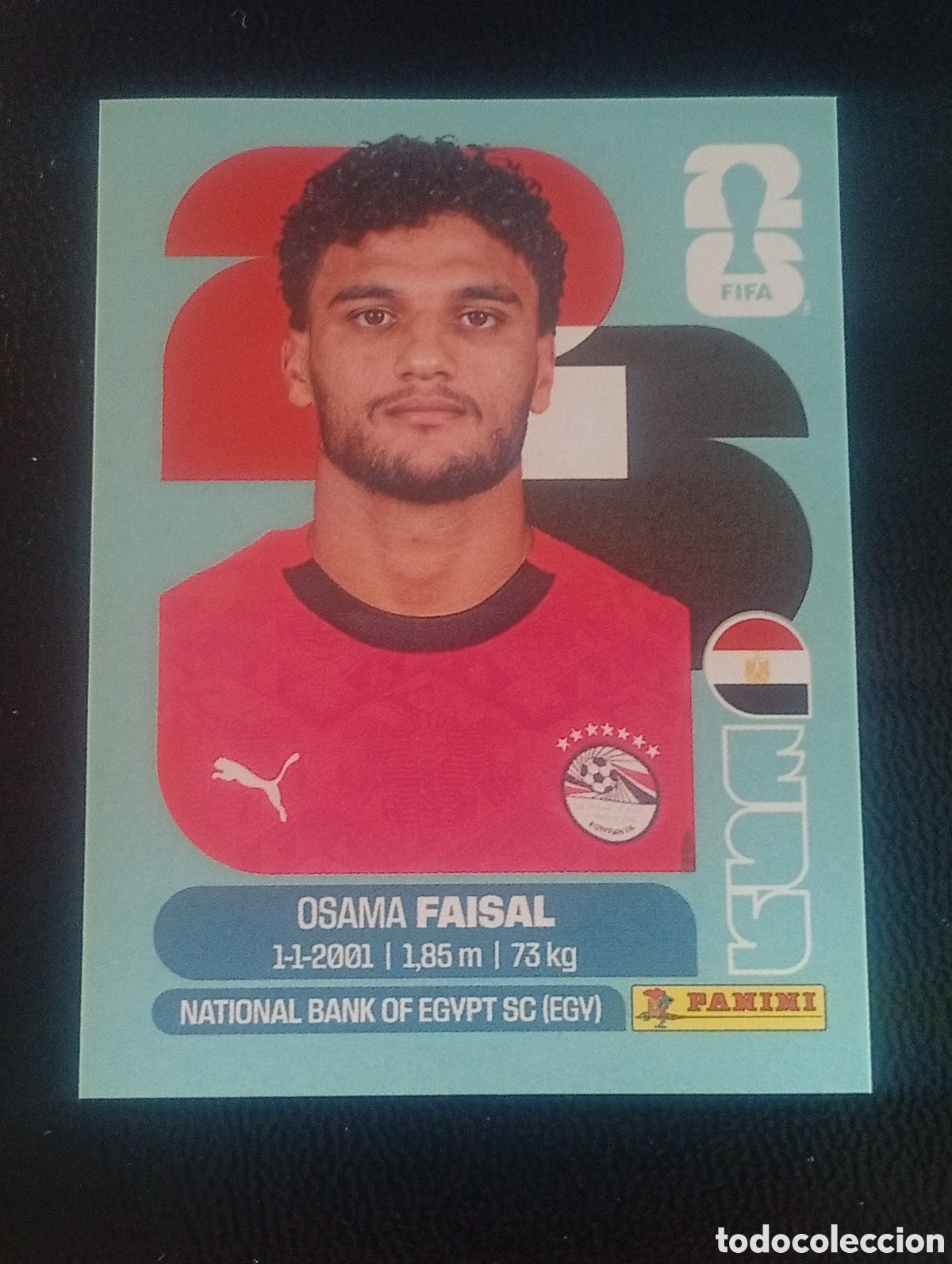 Cromos de f&uacute;tbol: EGY 16 FAISAL EGIPTO MUNDIAL F&Uacute;TBOL 2026 FIFA WORLD CUP PANINI CROMO STICKER EGY16