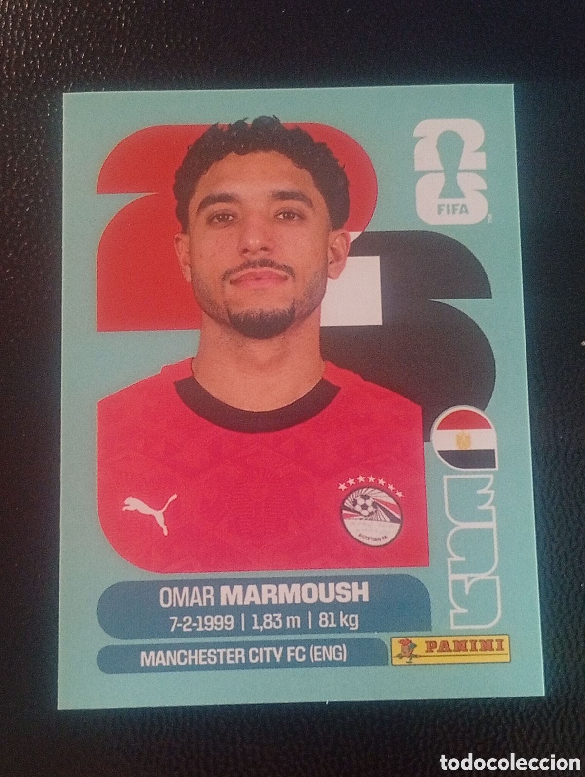 Cromos de f&uacute;tbol: EGY 20 MARMOUSH EGIPTO MUNDIAL F&Uacute;TBOL 2026 FIFA WORLD CUP PANINI CROMO STICKER EGY20