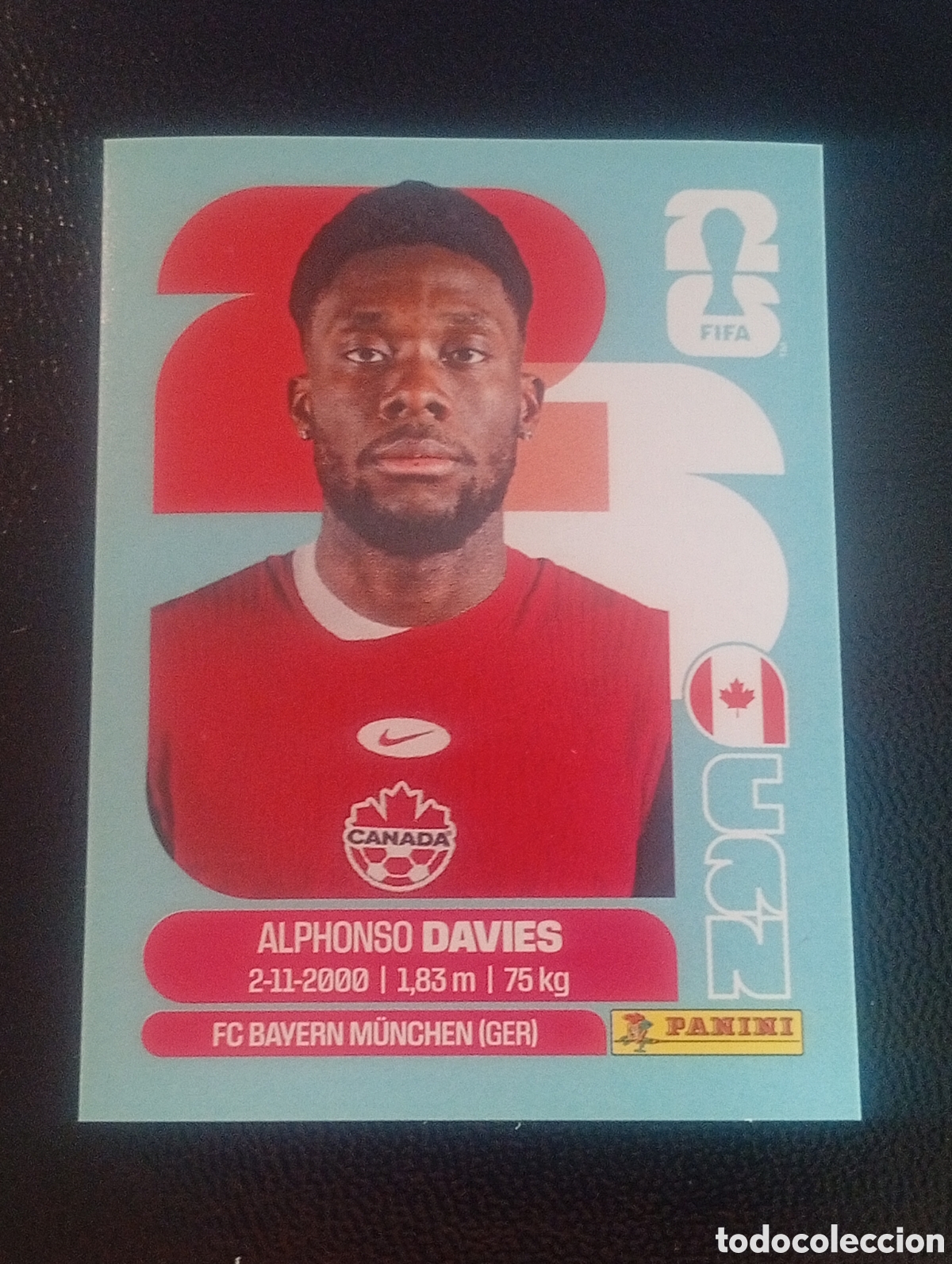 Cromos de f&uacute;tbol: CAN 3 DAVIES CANADA MUNDIAL F&Uacute;TBOL 2026 FIFA WORLD CUP PANINI CROMO STICKER CAN3