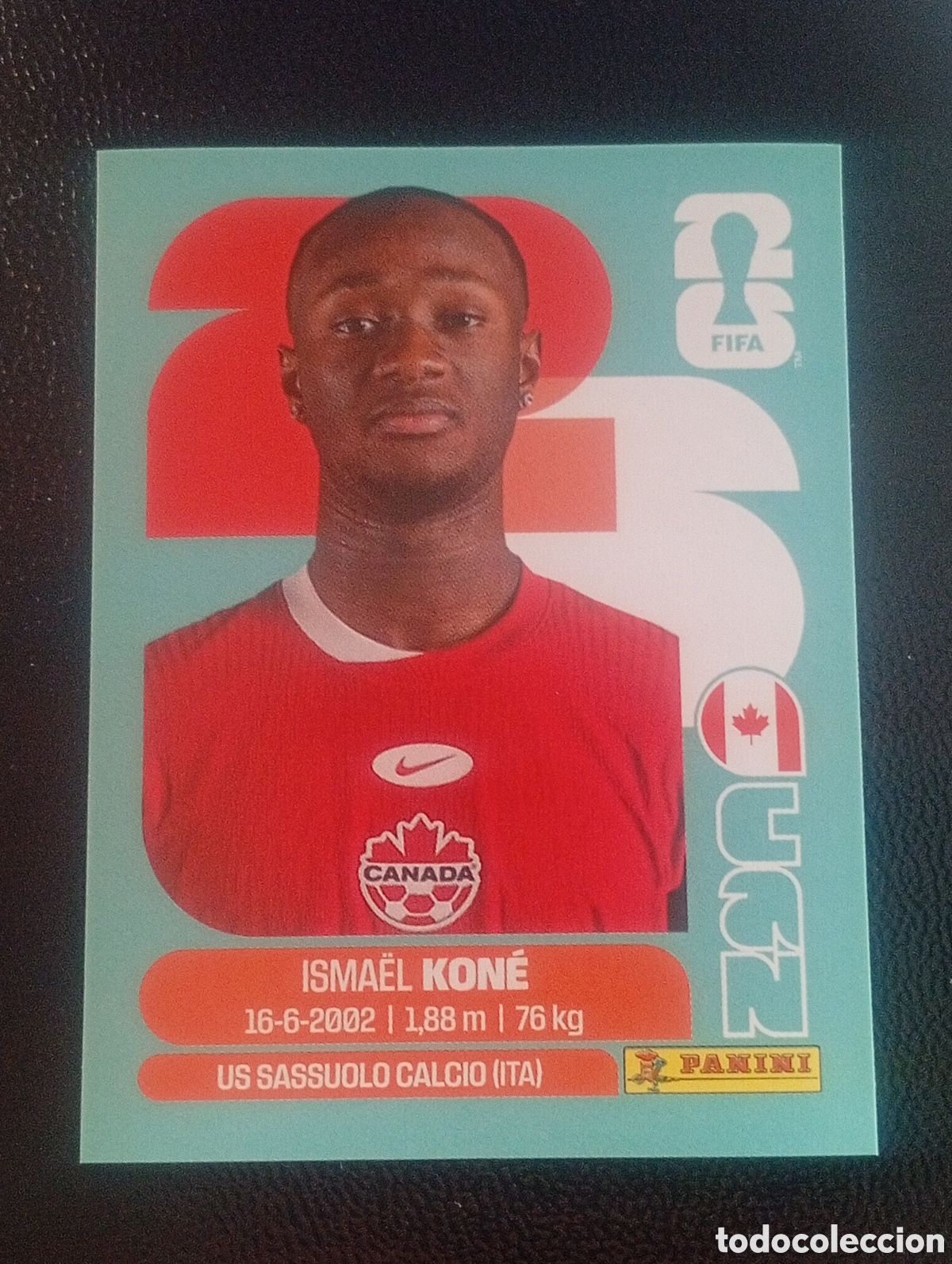 Cromos de f&uacute;tbol: CAN 11 KONE CANADA MUNDIAL F&Uacute;TBOL 2026 FIFA WORLD CUP PANINI CROMO STICKER CAN11