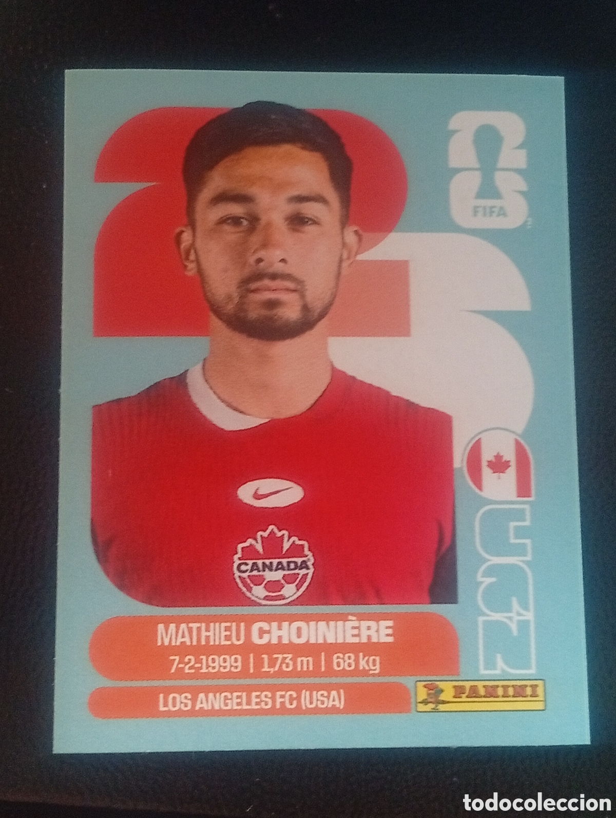 Cromos de f&uacute;tbol: CAN 15 CHOINIERE CANADA MUNDIAL F&Uacute;TBOL 2026 FIFA WORLD CUP PANINI CROMO STICKER CAN15