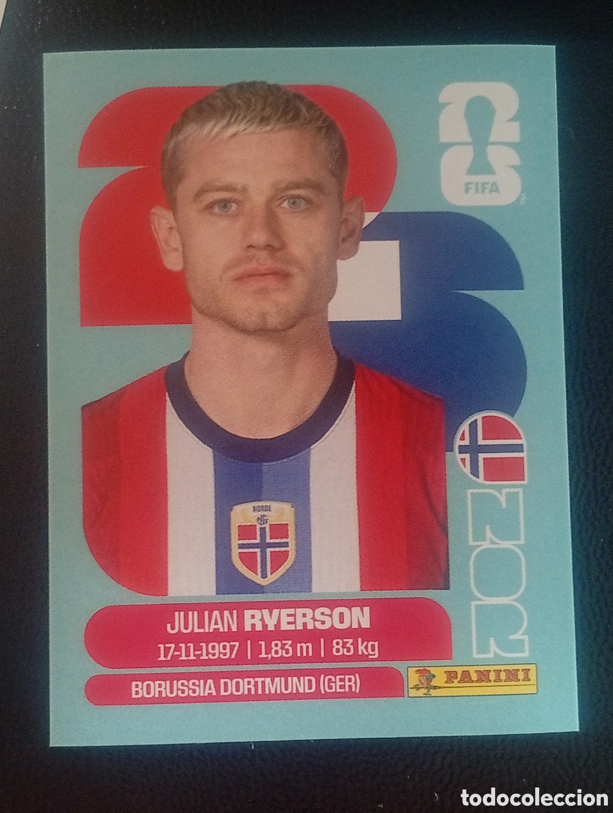 Cromos de f&uacute;tbol: NOR 3 RYERSON NORUEGA MUNDIAL F&Uacute;TBOL 2026 FIFA WORLD CUP PANINI CROMO STICKER NOR3