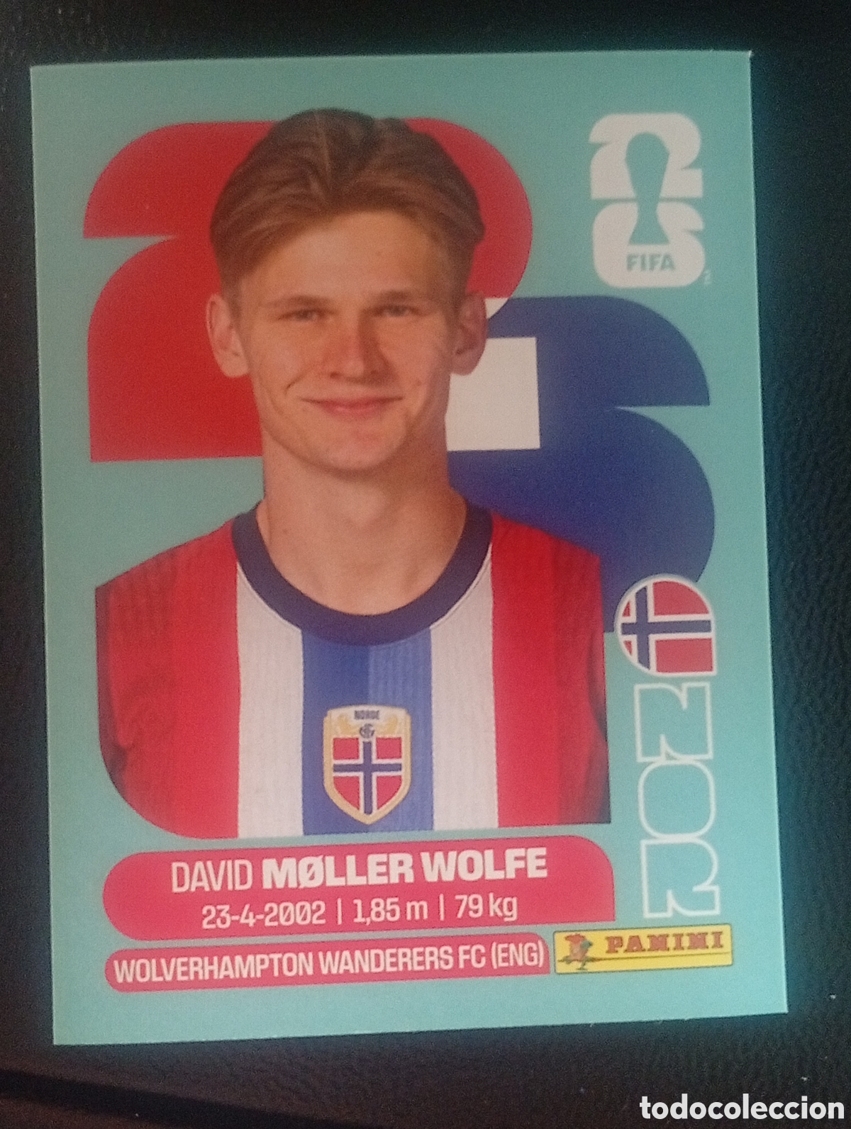 Cromos de f&uacute;tbol: NOR 7 WOLFE NORUEGA MUNDIAL F&Uacute;TBOL 2026 FIFA WORLD CUP PANINI CROMO STICKER NOR7