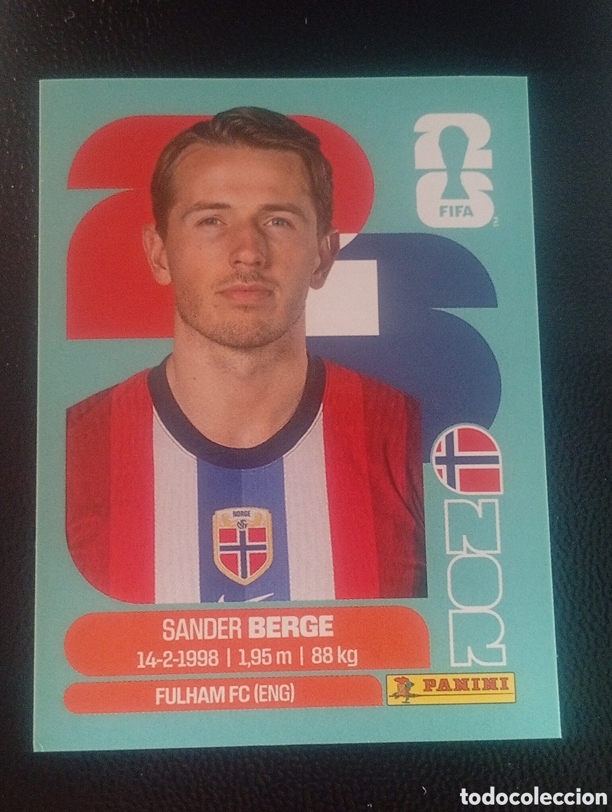 Cromos de f&uacute;tbol: NOR 11 BERGE NORUEGA MUNDIAL F&Uacute;TBOL 2026 FIFA WORLD CUP PANINI CROMO STICKER NOR11