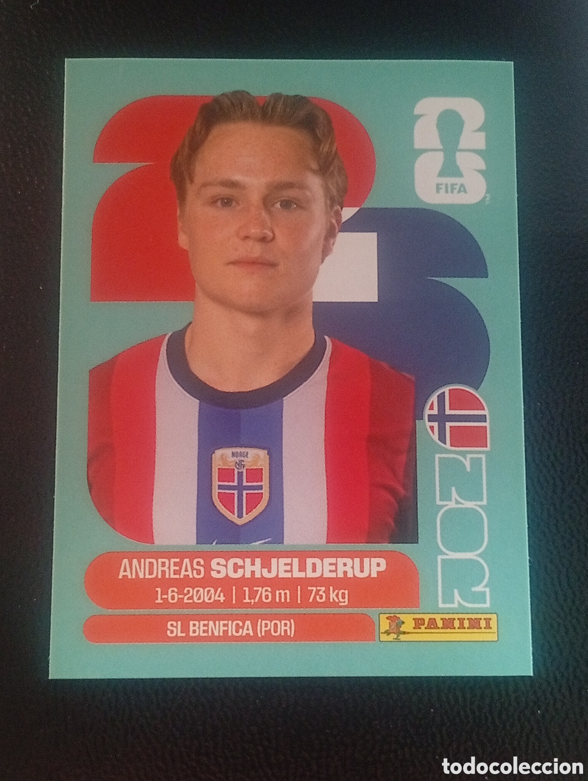 Cromos de f&uacute;tbol: NOR 12 SCHJELDERUP NORUEGA MUNDIAL F&Uacute;TBOL 2026 FIFA WORLD CUP PANINI CROMO STICKER NOR12