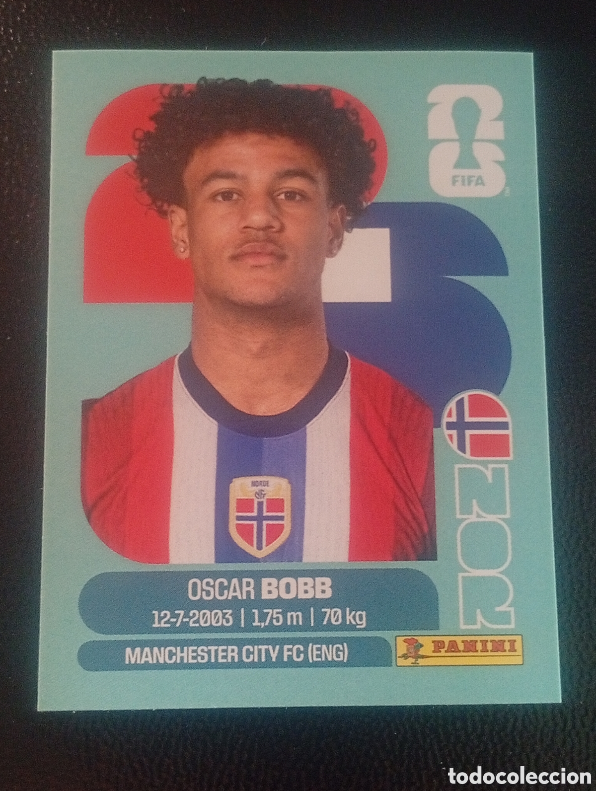 Cromos de f&uacute;tbol: NOR 20 BOBB NORUEGA MUNDIAL F&Uacute;TBOL 2026 FIFA WORLD CUP PANINI CROMO STICKER NOR20