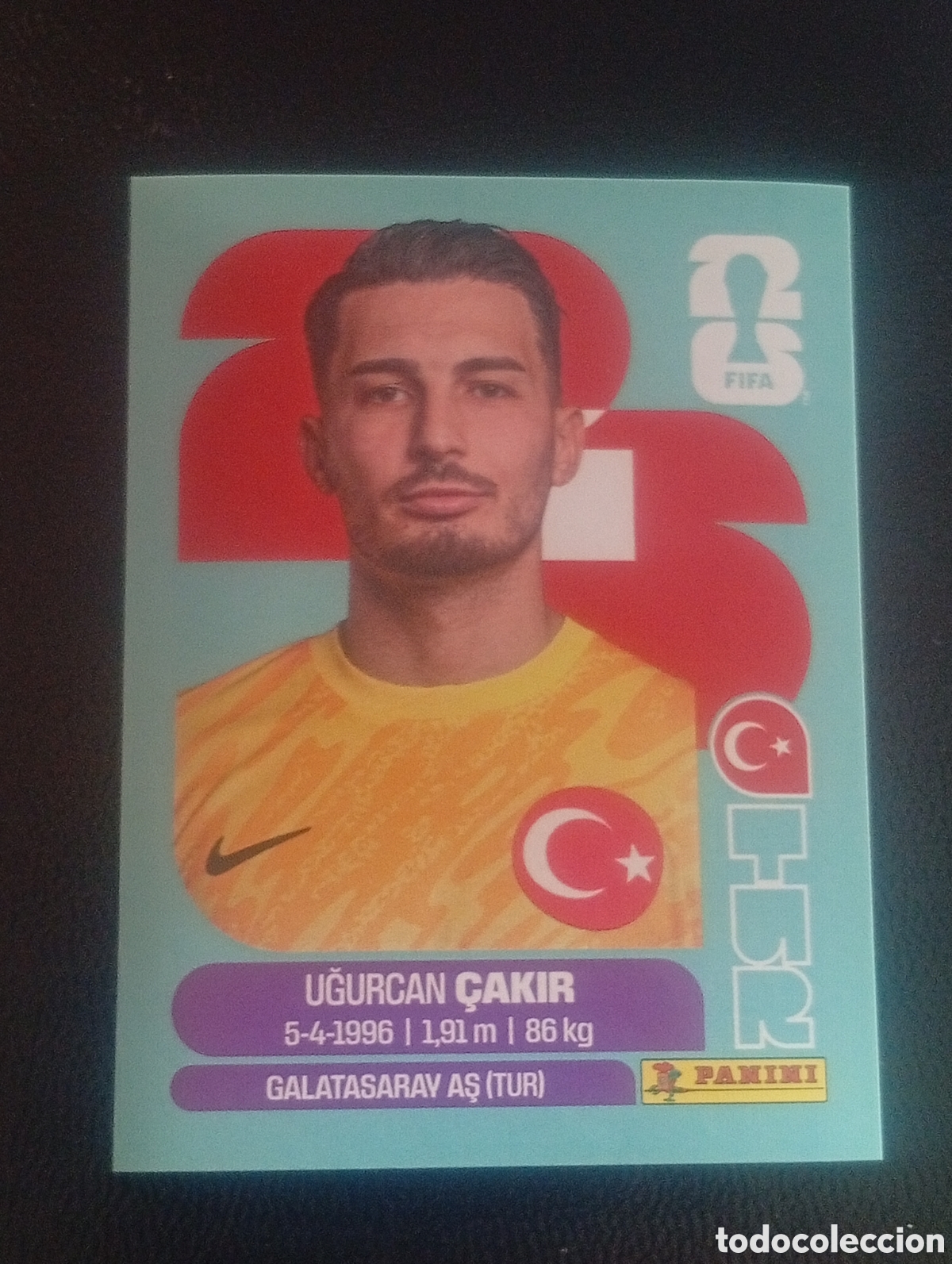 Cromos de f&uacute;tbol: TUR 2 CAKIR TURQUIA TURKIA MUNDIAL F&Uacute;TBOL 2026 FIFA WORLD CUP PANINI CROMO STICKER TUR2
