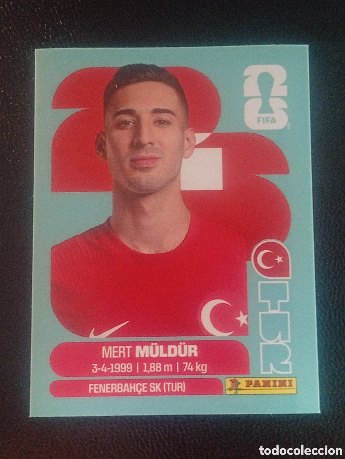 Cromos de f&uacute;tbol: TUR 3 MULDUR TURQUIA TURKIA MUNDIAL F&Uacute;TBOL 2026 FIFA WORLD CUP PANINI CROMO STICKER TUR3