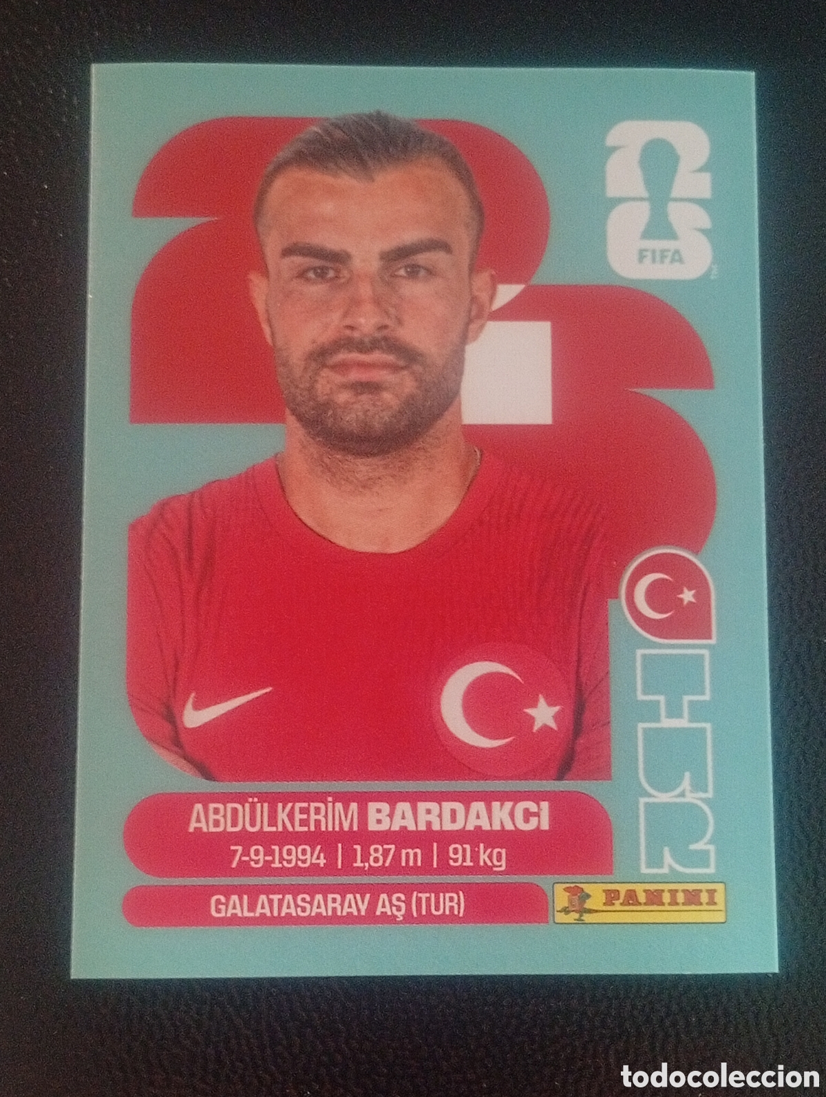 Cromos de f&uacute;tbol: TUR 5 BARDAKCI TURQUIA TURKIA MUNDIAL F&Uacute;TBOL 2026 FIFA WORLD CUP PANINI CROMO STICKER TUR5