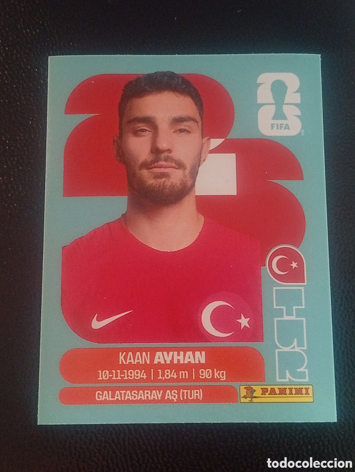 Cromos de f&uacute;tbol: TUR 9 AYHAN TURQUIA TURKIA MUNDIAL F&Uacute;TBOL 2026 FIFA WORLD CUP PANINI CROMO STICKER TUR9