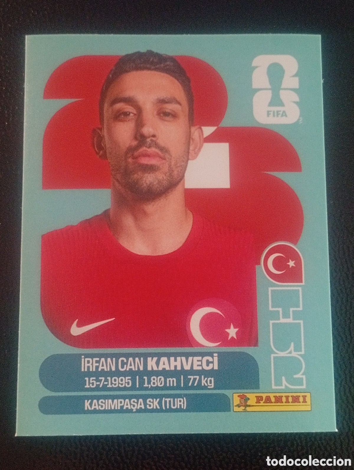 Cromos de f&uacute;tbol: TUR 15 KAHVECI TURQUIA TURKIA MUNDIAL F&Uacute;TBOL 2026 FIFA WORLD CUP PANINI CROMO STICKER TUR15