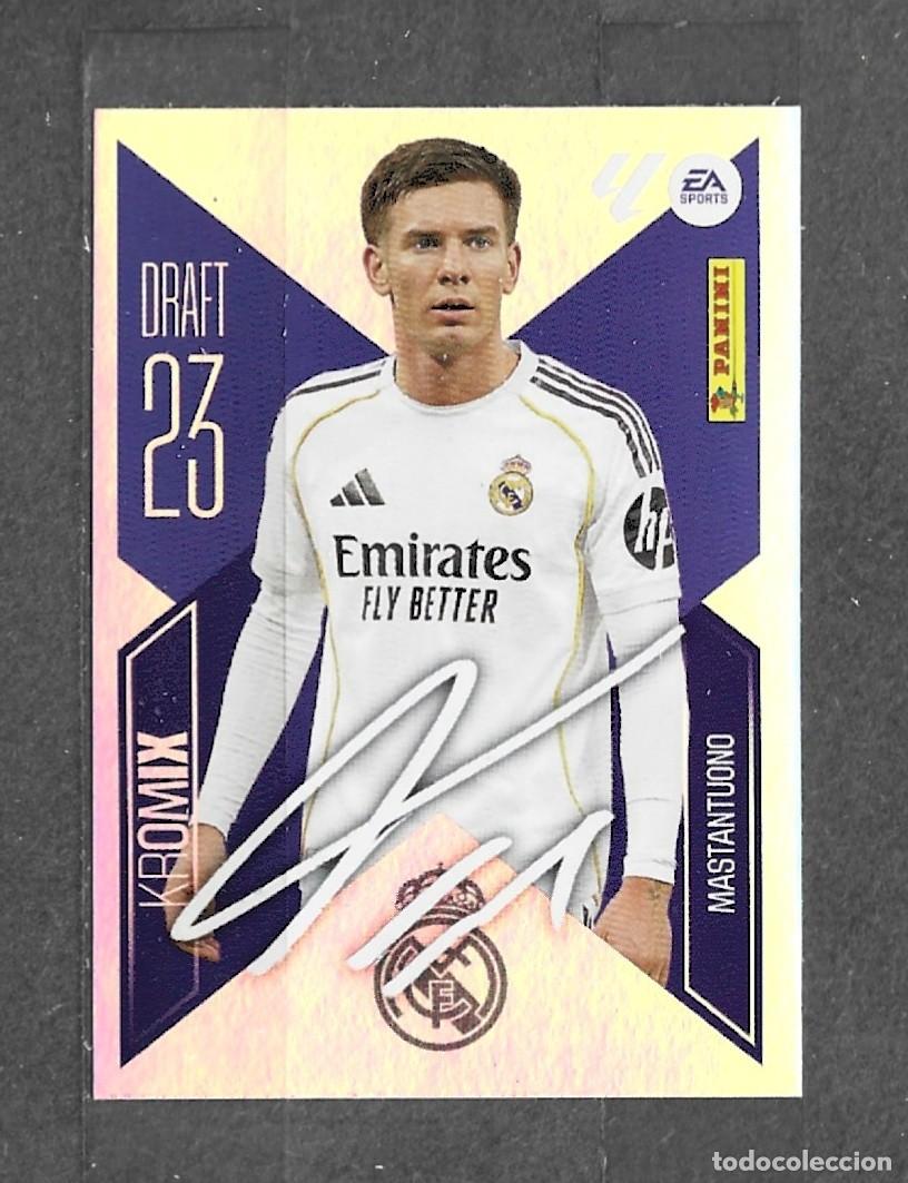 Cromos de f&uacute;tbol: Liga este 26/27 - Mastantuono - N&ordm; K16 - R. Madrid - ( Kromix )