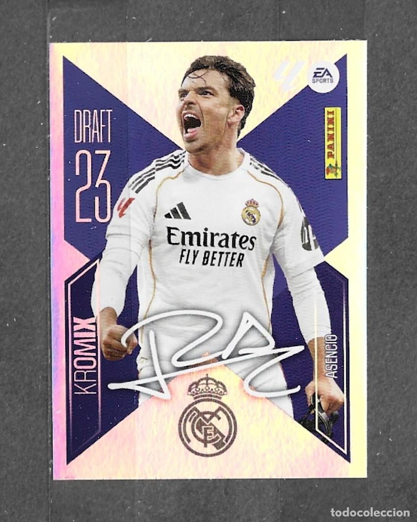 Cromos de f&uacute;tbol: Liga este 26/27 - Asencio - N&ordm; K1 - R. Madrid - ( Kromix )