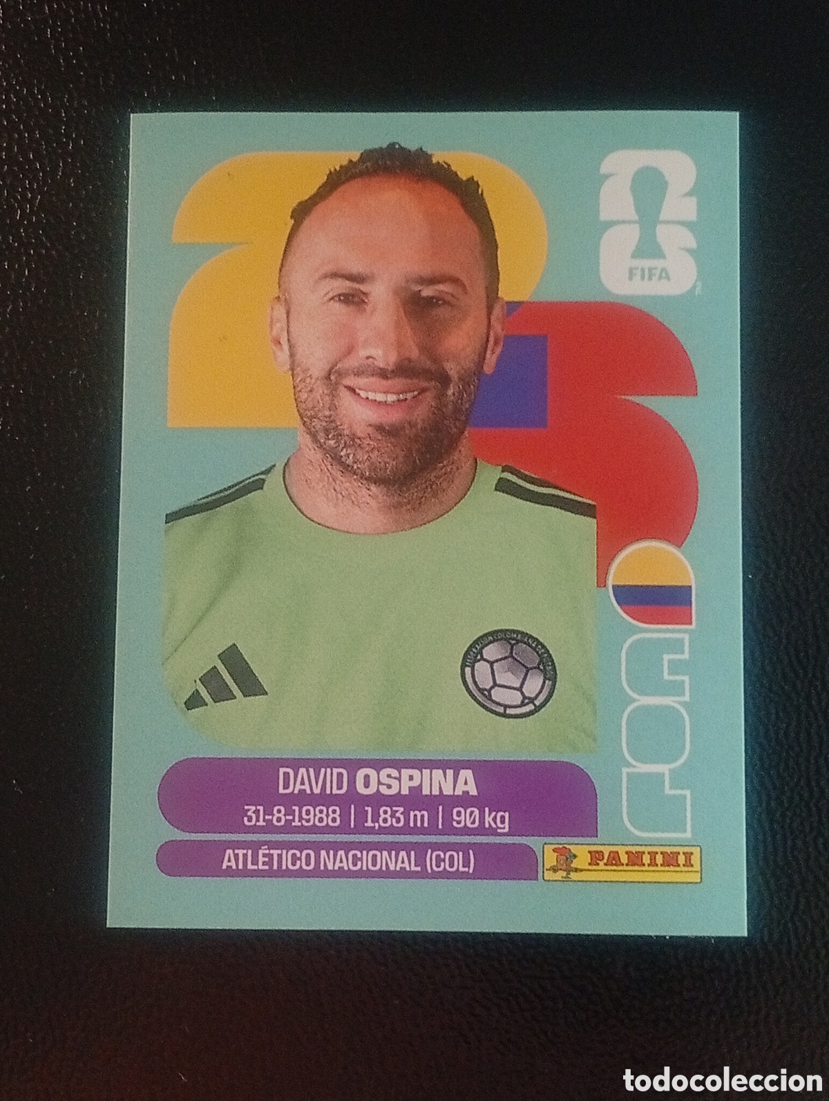 Cromos de f&uacute;tbol: COL 3 OSPINA COLOMBIA MUNDIAL F&Uacute;TBOL 2026 FIFA WORLD CUP PANINI CROMO STICKER COL3