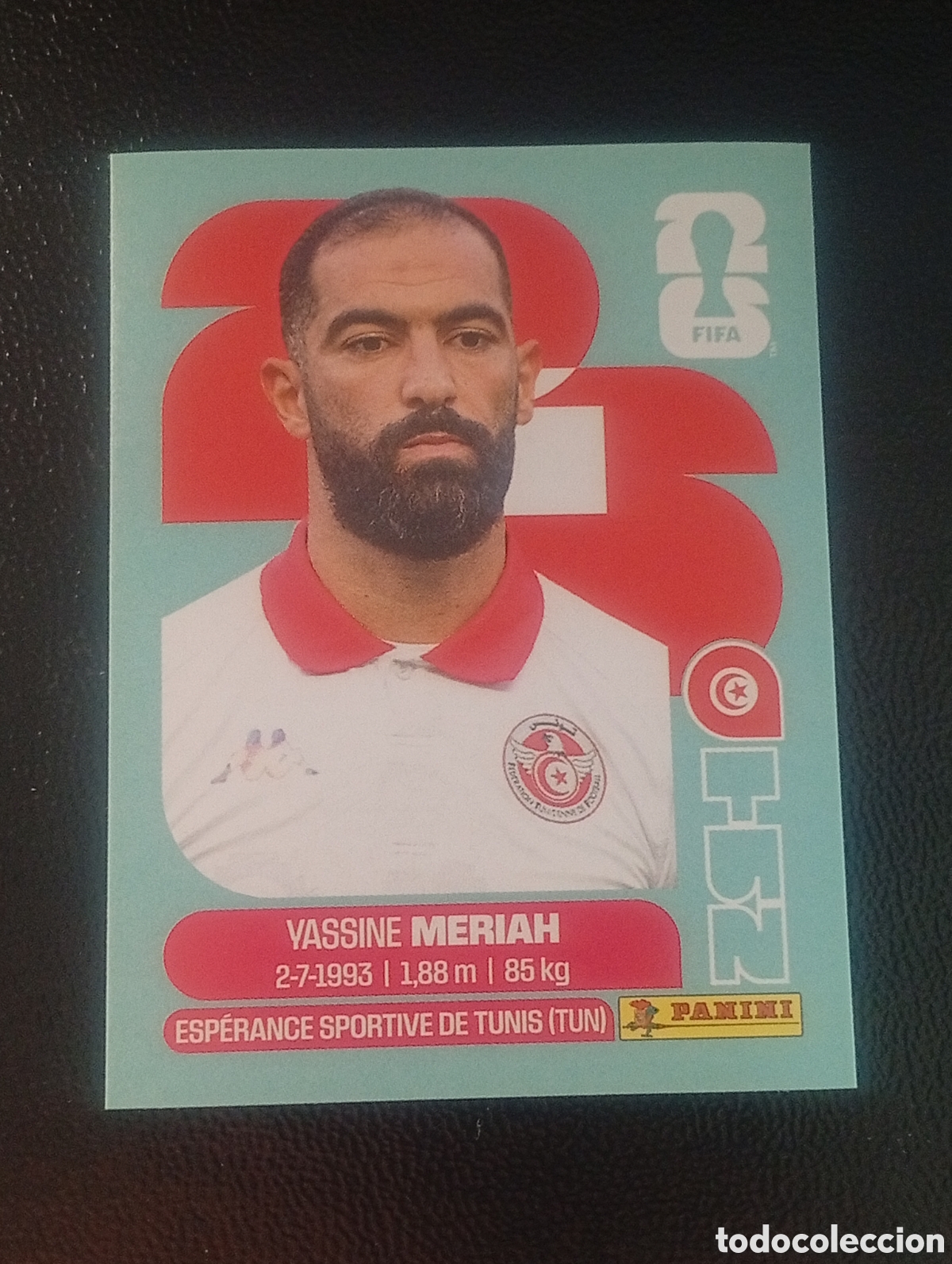 Cromos de f&uacute;tbol: TUN 6 MERIAH TUNEZ TUNISIA MUNDIAL F&Uacute;TBOL 2026 FIFA WORLD CUP PANINI CROMO STICKER TUN6