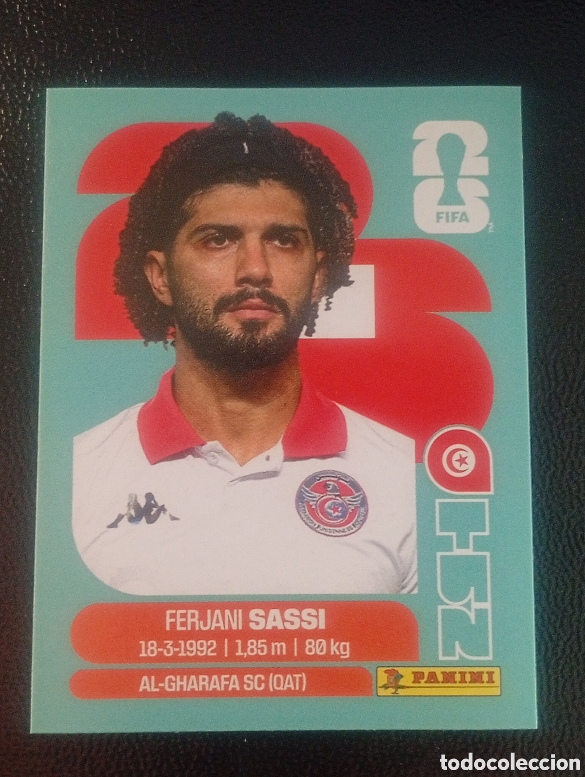 Cromos de f&uacute;tbol: TUN 11 SASSI TUNEZ TUNISIA MUNDIAL F&Uacute;TBOL 2026 FIFA WORLD CUP PANINI CROMO STICKER TUN11