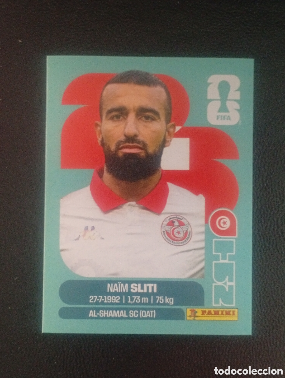 Cromos de f&uacute;tbol: TUN 20 SLITI TUNEZ TUNISIA MUNDIAL F&Uacute;TBOL 2026 FIFA WORLD CUP PANINI CROMO STICKER TUN20