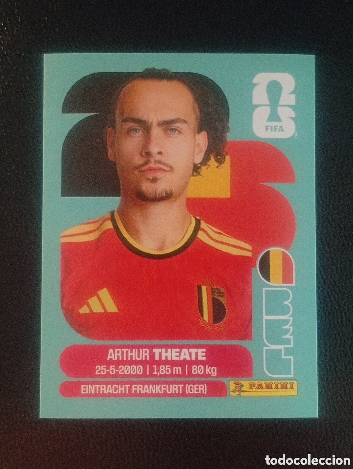 Cromos de f&uacute;tbol: BEL 3 THEATE BELGIUM BELGICA MUNDIAL F&Uacute;TBOL 2026 FIFA WORLD CUP PANINI CROMO STICKER BEL3
