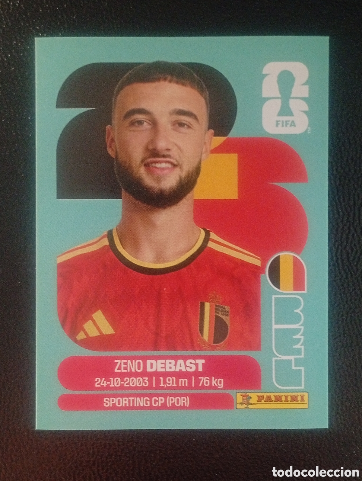 Cromos de f&uacute;tbol: BEL 5 DEBAST BELGIUM BELGICA MUNDIAL F&Uacute;TBOL 2026 FIFA WORLD CUP PANINI CROMO STICKER BEL5