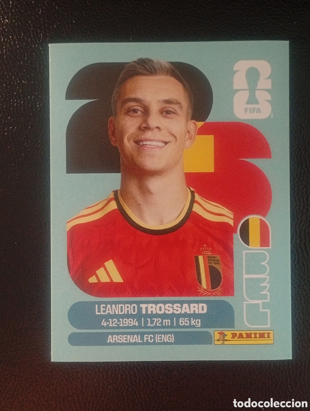 Cromos de f&uacute;tbol: BEL 18 TROSSARD BELGIUM BELGICA MUNDIAL F&Uacute;TBOL 2026 FIFA WORLD CUP PANINI CROMO STICKER BEL18